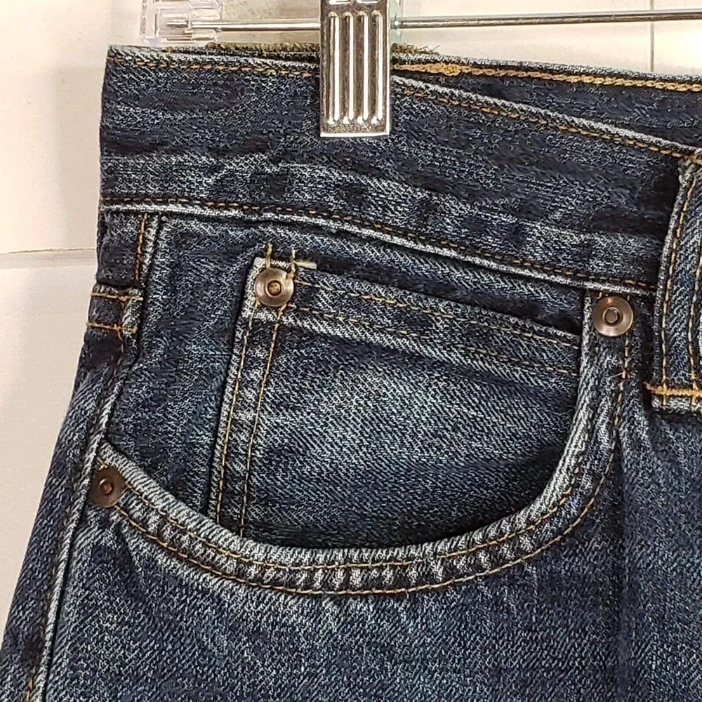 J Crew 770 Kaihara Denim Jeans Mens Size 30X30 Slim Straight Leg Dark Blue Wash